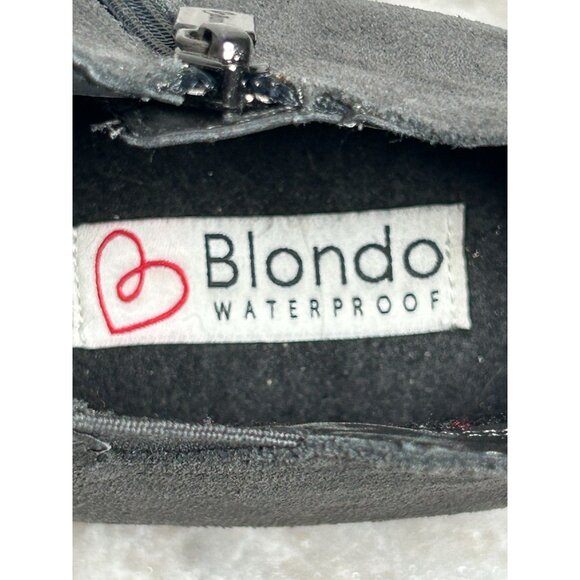 Blondo Lanka Waterproof Suede Bootie in Dark Grey - Sz 10 - Picture 9 of 12